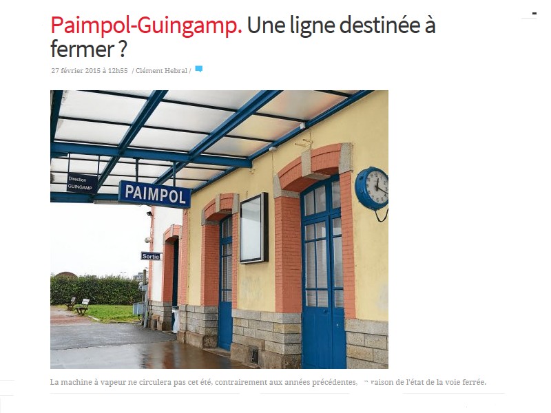 Paimpol-Guingamp. Une ligne destinée à fermer  Sans_256