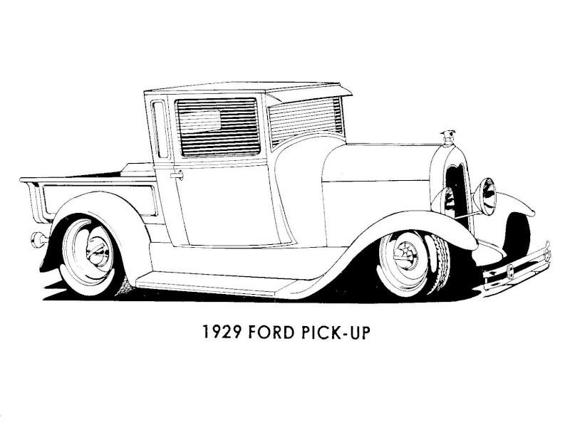 Dessin d'auto à colorier 1929_f10