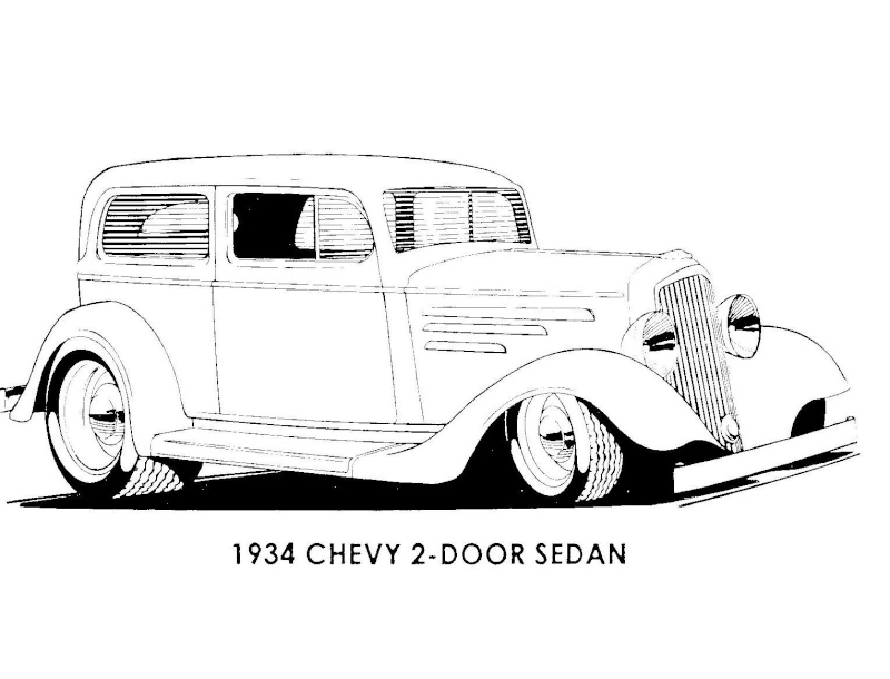 Dessin d'auto à colorier 1934_c10