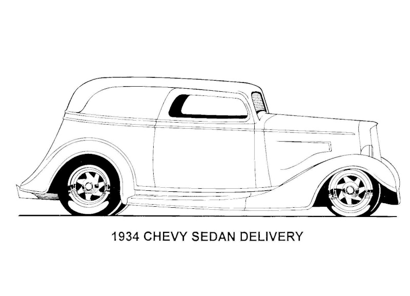Dessin d'auto à colorier 1934_c13