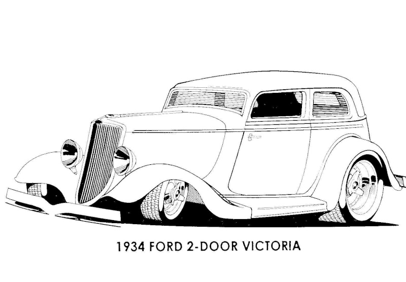 Dessin d'auto à colorier 1934_f10