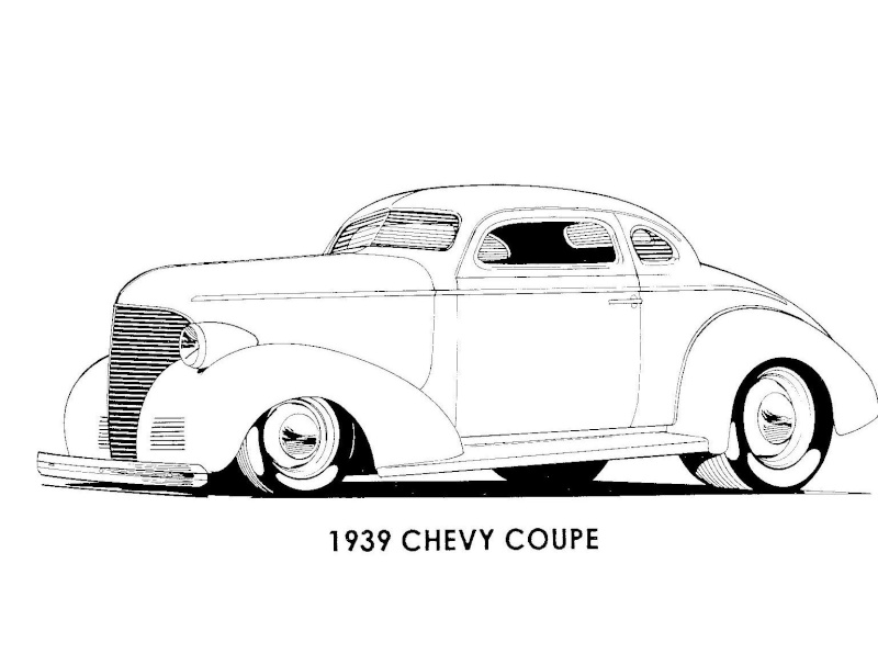 AUTO - Dessin d'auto à colorier 1939_c10