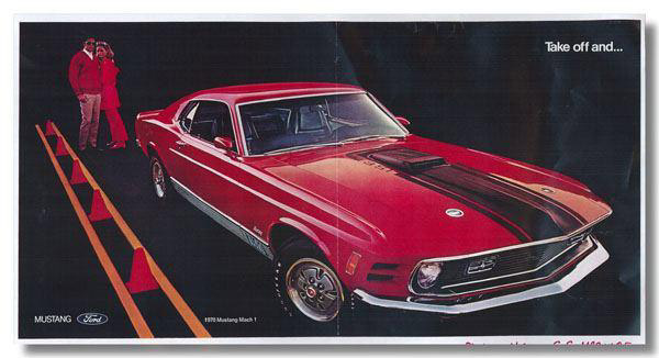 Publicité de la Mustang 1970 en anglais Annonc10