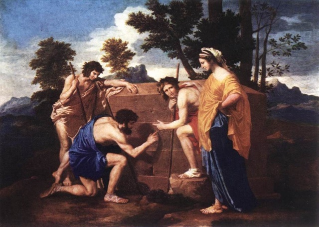 Nicolas Poussin Pastores de la Arcadia  y el Esoterismo Masónico Nicola10