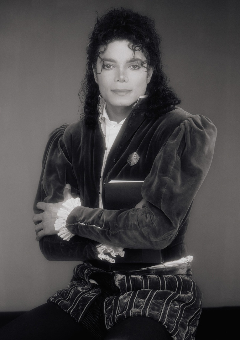 photos de Michael en noir et blanc 10755-10