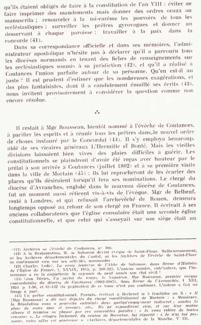 Le gouvernement des églises réfractaires de Coutances et d'Avranches ( 1791 - 1802 ) A_mett25
