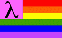 Symboles de la Gay, bisexuels et transgenres mouvements lesbiennes Flag-r13