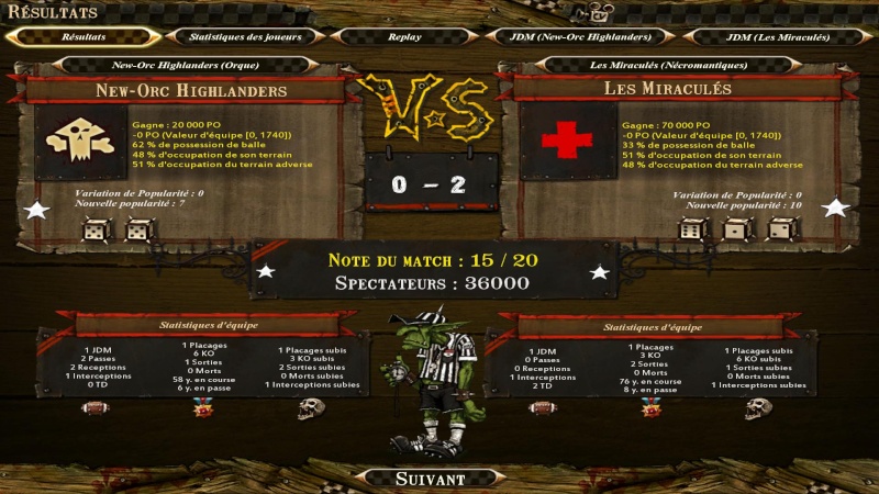 New-Orc Highlanders (Elenalcar) 0-2 Les Miraculés (Voodoo) Bloodb26