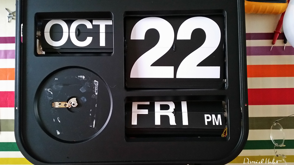 Recalage horloge flip je sèche ..... 0110