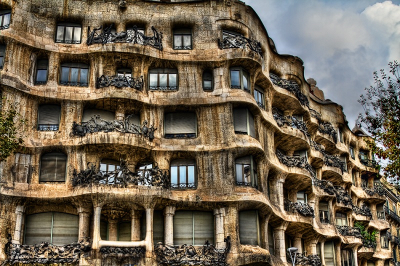 La Pedrera - Casa Mila de Antoni Gaudí (barcelone) Casa-m10