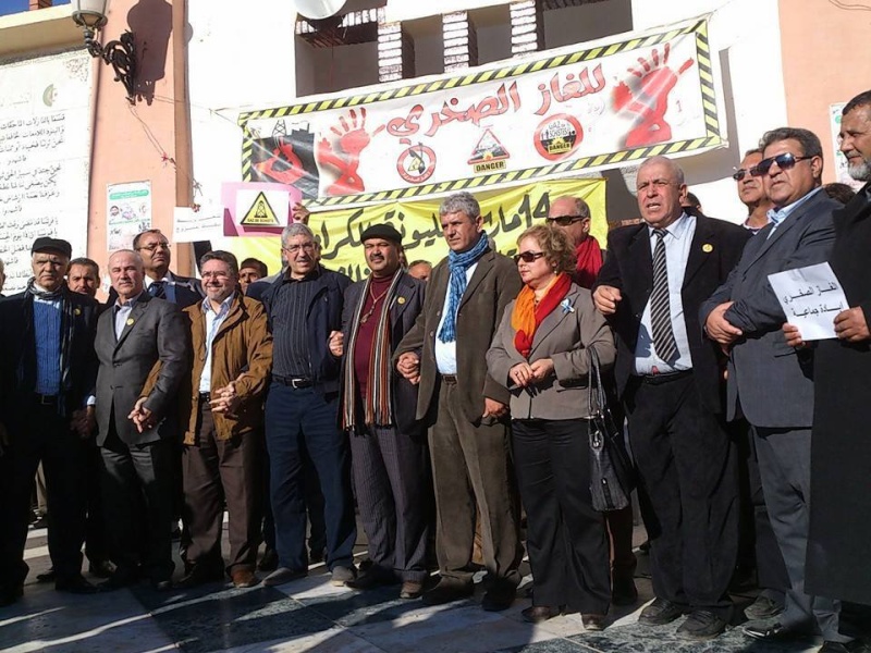 UNE FOULE NOMBREUSE À LA MANIFESTATION ANTI-GAZ DE SCHISTE: Pari réussi à Ouargla  1270