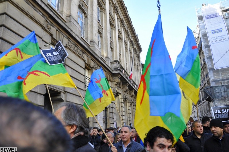 Marche historique contre le terrorisme à Paris, les Kabyles marchent en force 167