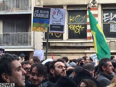  Marche historique contre le terrorisme à Paris, les Kabyles marchent en force 168