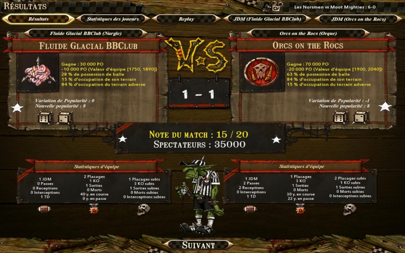 [Relax Max] Fluide Glacial BBClub 1 -1 Orcs on the Rocs [Unelegant slayer] Bloodb64