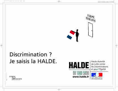 La Halde souhaite-t-elle se cantoner aux discriminations ethniques ? Halde310