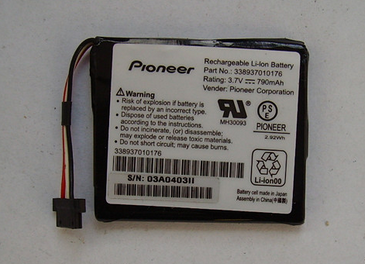 Pioneer AVIC-F320BT Battery 338937010176 114