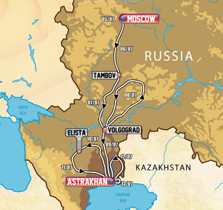Le Rallye du Silk Way Russie July 5-13 Map_sw10