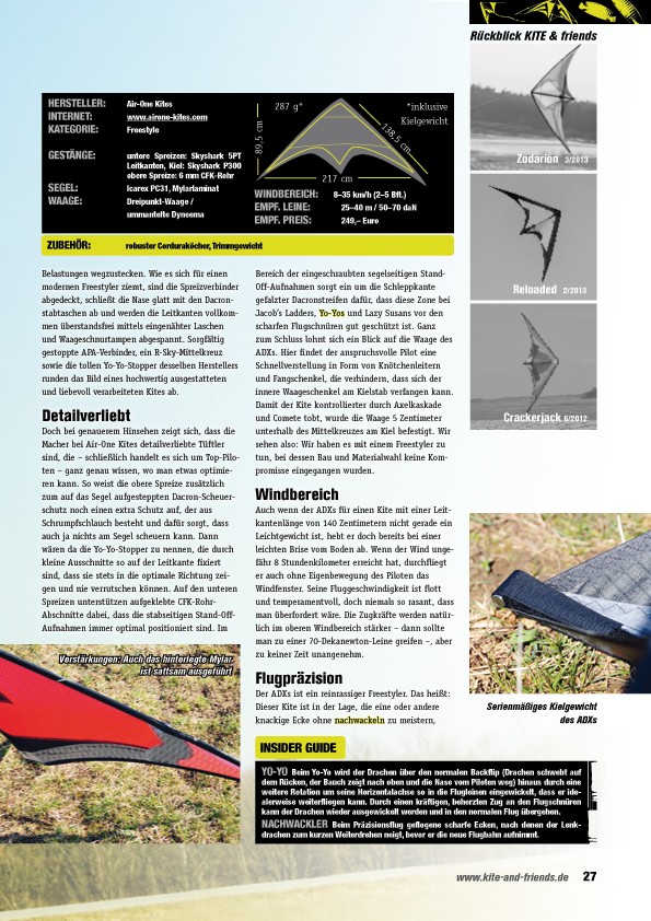 ADXs testé par Kite & Friends - Air-One Kites Kite-a13