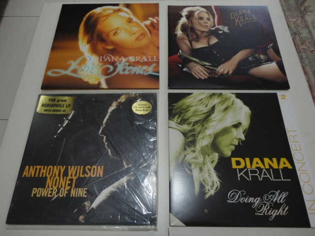 Norah Jones, Diana Krall and Anthony Wilson LPs (Used) Dsc04956