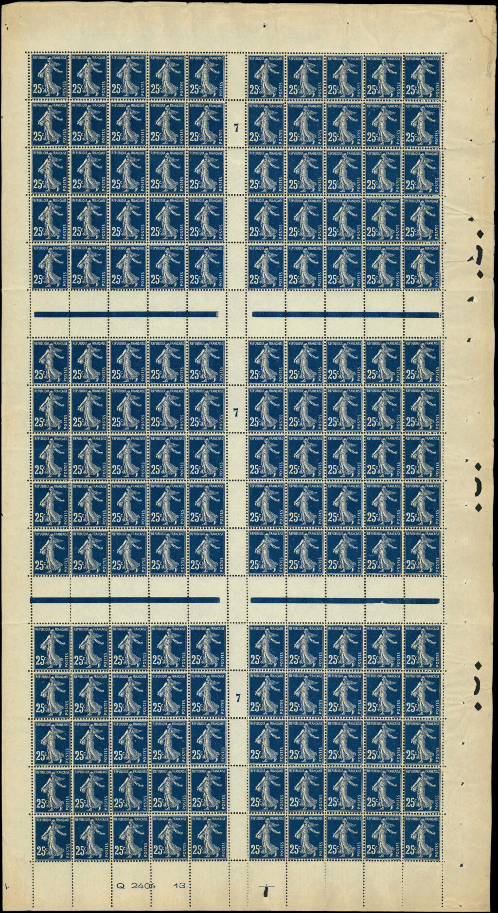 Bloc de 50 timbres Semeuse 140_ia12