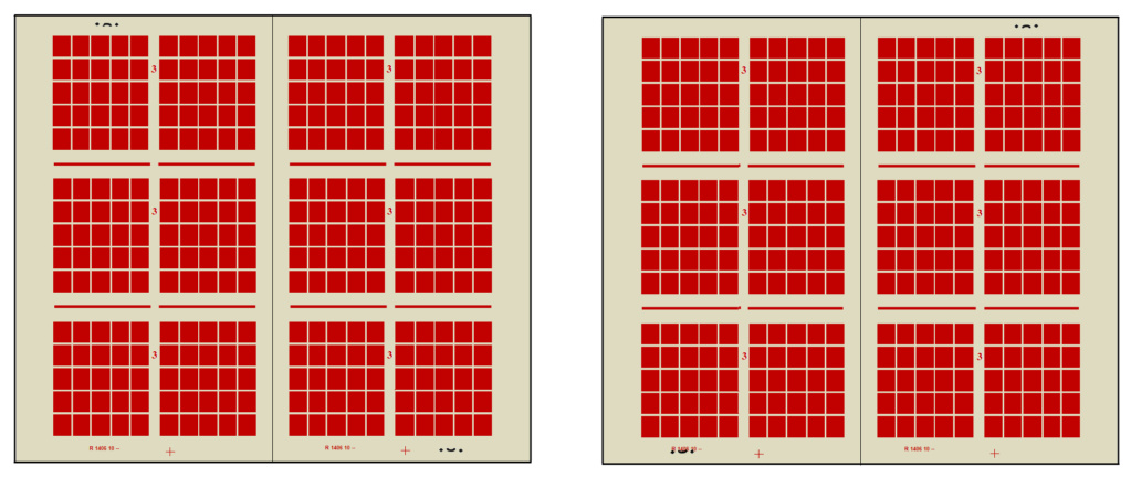 Bloc de 50 timbres Semeuse Perfor10