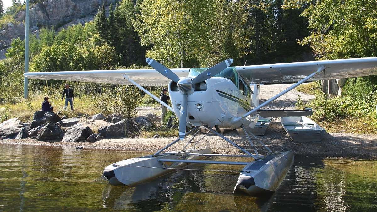 En D.H.C. Beaver au dessus du Québec.  FIN le 05/03/2015 Img_4911