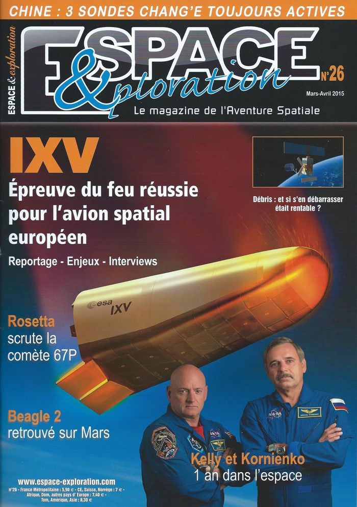 Espace & Exploration n°26: IXV épreuve du feu réussie 15030010