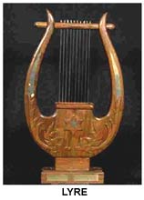 L'histoire des instruments de musique Lyre1010