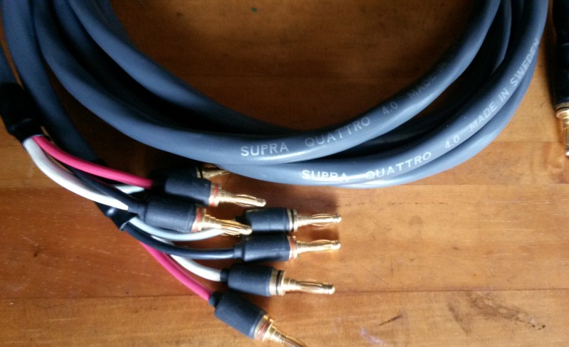 Speaker Cables: Black Rhodium, Kimber Kable, Transparent, Tara Labs, Audioquest, Supra, etc Supra110