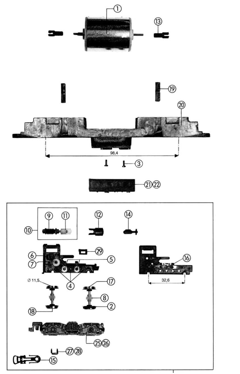 RENOVATION et DIGITALISATION d'une locomotive Roco sortie de grenier (en 2rails) Notice12