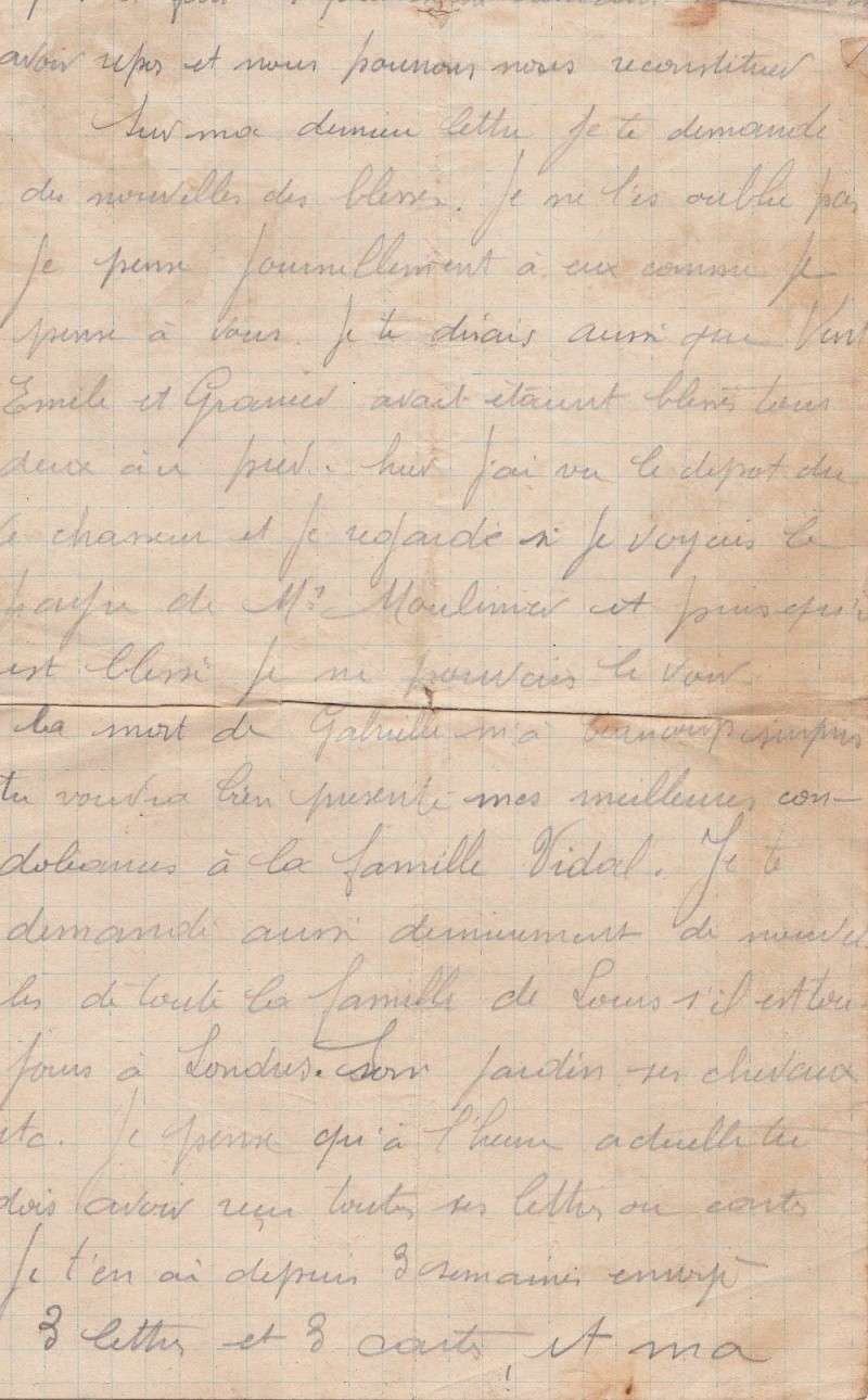 Lettre De Poilus Bataille De Verdun Lettre de Poilus