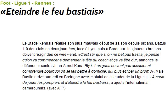 Rennes-Bastia R11