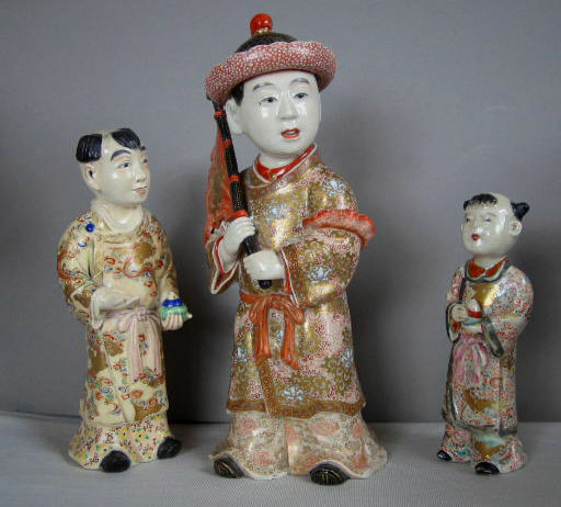couple de figurines satsuma ........... 3_satf10