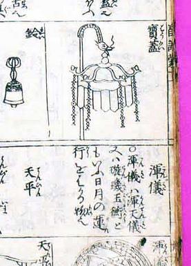 Vieux texte chinois avec dessin Livreq10