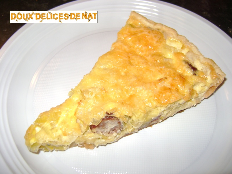 Tarte aux poireaux Quiche11