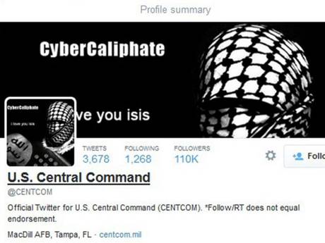 هاكرز داعش يخترقون حسابي القيادة المركزية الأمريكية على تويتر Hania13