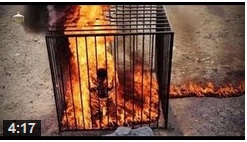  تنظيم داعش يعدم الطيار الأردني حرق حيا حة الموت Sans1112