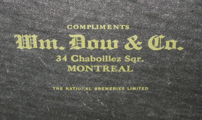 ANNONCE DE BIERE DOW 1909 - 1915 ENVIRON Img_9213