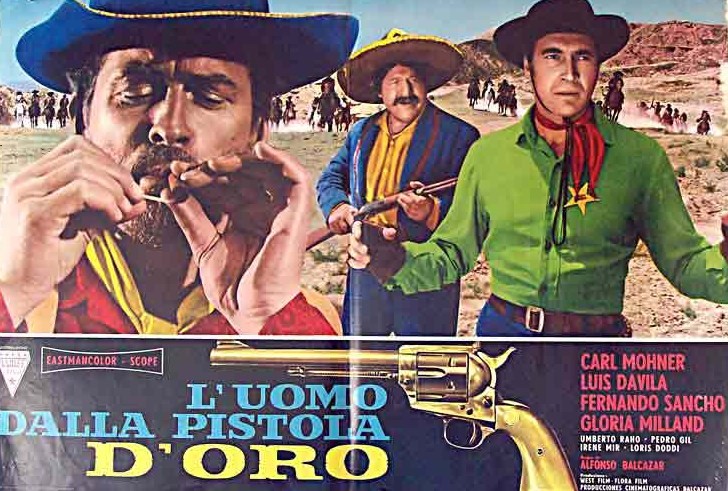Un colt pour Mc Gregor . L'uomo dalla pistola d'oro . 1965 . Alfonso Balcazar Luomo-11