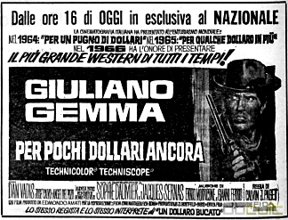 3 cavaliers pour Fort Yuma . Per Pochi Dollari Ancora . 1966 . Giorgio Ferroni. Zgds1910