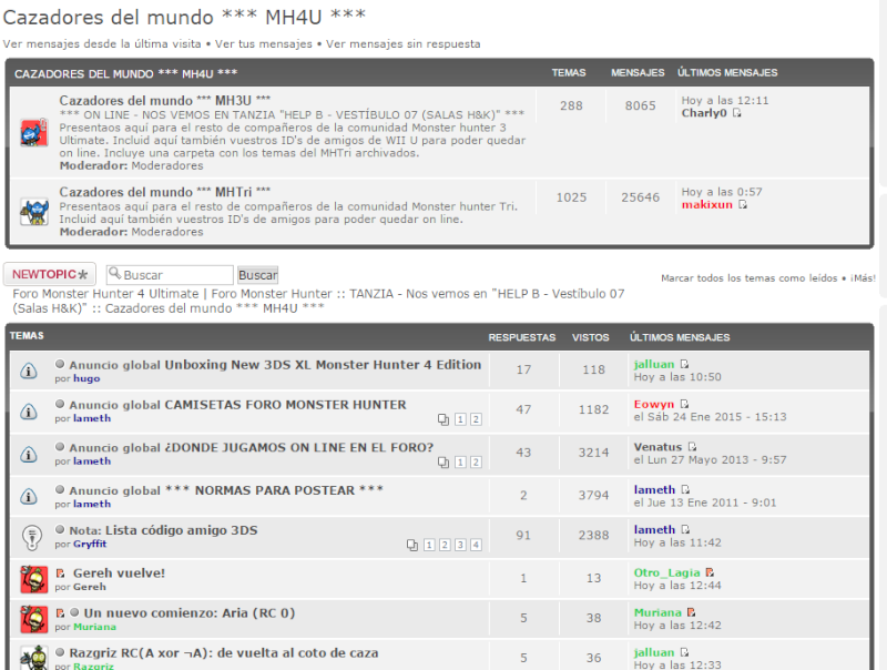 CAMBIOS EN EL FORO PARA MH4U - Página 2 2015-010