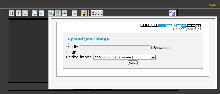 Hosting an Image Step By Step 210