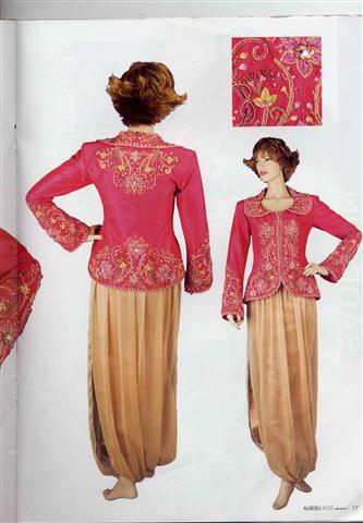 أزياء جزائرية حديثة من مجلة سميرة رقم 21 Robes Algériennes du Samira  File0032