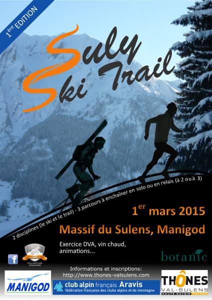 Suly Ski Trail - Evènement alpinisme et trail - Le 1er mars 2015 Affich10