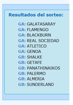 Sorte de grupos Champi10