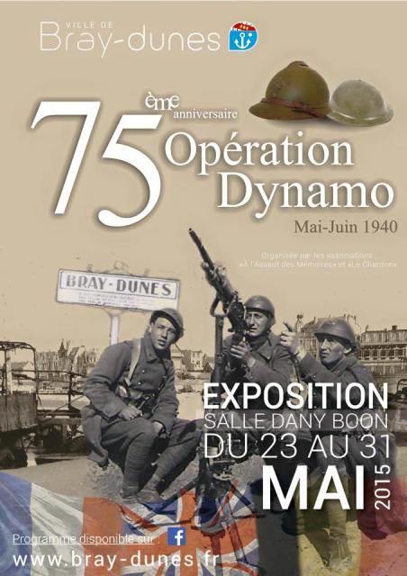 Exposition 75e anniversaire opération Dynamo à Bray-Dunes  11070112