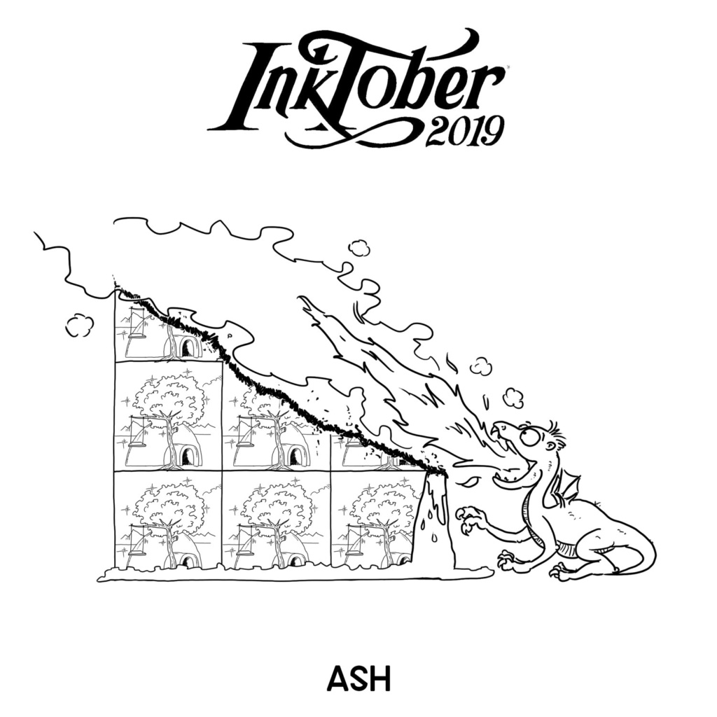 Inktober 2019 13-ash10