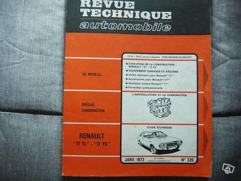 Revue Technique Automobile ou RTA N°483 Peugeot 309 Diesel + Evo. Renault 4  GTL