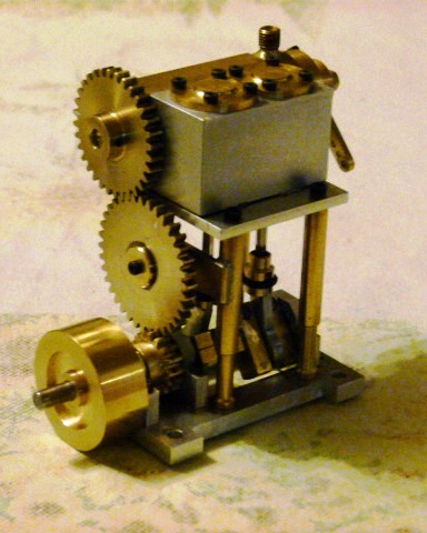 Machine à vapeur l'Esterel  distribution valve rotative latérale P1030610