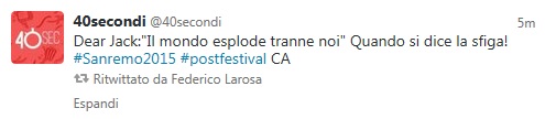 [Sanremo2015] 4a serata - Pagina 10 Tweet10